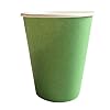 20 Paper Cups (9) – Plain Solid Colours Birthday Catering(green)