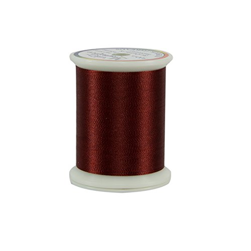 Superior Threads Magnifico 2-Ply 40 Weight Trilobal Polyester Sewing Thread Spool - 500 Yards (#2178 Auburn)