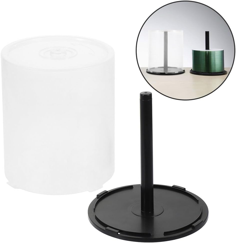 Kichvoe 4pcs Clear Storage Bucket Material Holds Discs Compact Dvd Organizer for Easy Carrying and Protection Space-saving Design for Home Office Use