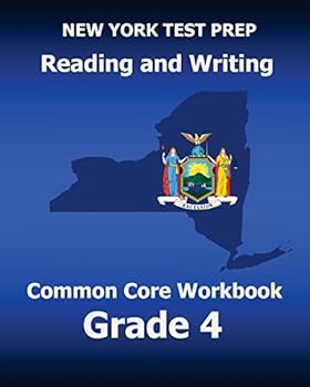 Paperback NEW YORK TEST PREP Reading and Writing Common Core Workbook Grade 4: Preparation for the New York Common Core ELA Test Book