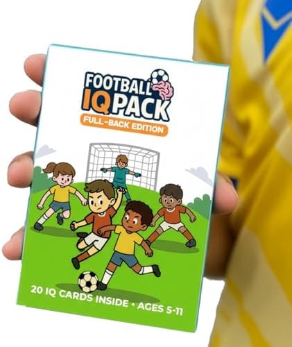 Soccer IQ Cards by Football IQ Pack™ – Build Game Intelligence (Ages 5–11)