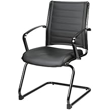 Eurotech Seating Europa Titanium Guest Chair, Black