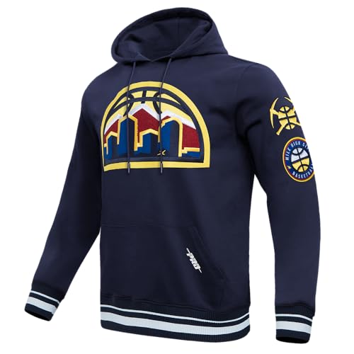 Image of Pro Standard Mens NBA Retro Classics Brushed Back French Terry Pull Over Hoodie