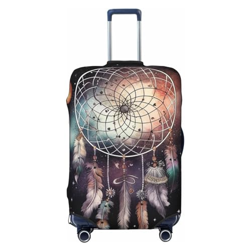 Travel Luggage Cover Dream catcher and stars Suitcase Protector Elastic Washable Stretch Suitcase Protector Anti-Scratch Travel Suitcase Cover Fit 18-32 Inch Luggage