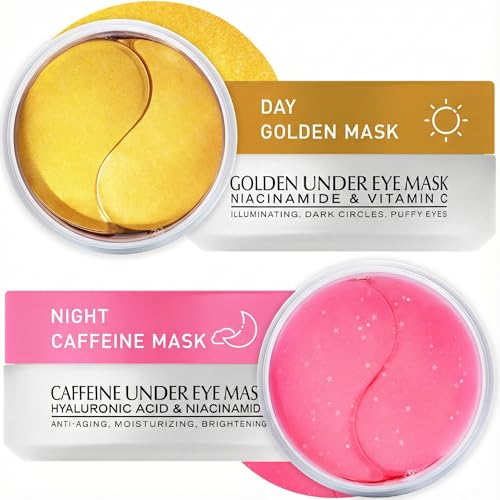 Under Eye Patches Kit with Gold & Caffeine (2 Pack)