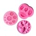 Wedding Fondant Cake Molds Set - Lips,Heart and Dot Silicone Candy Mold for Cake Decoration Cupcake Topper Polymer Clay Soap Wax Making for Baby Shower Valentine's Day Party Supplies