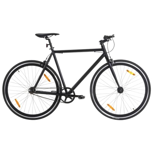 Genérico Bicicleta de piñón Fijo Negro 700c 51 cm,Bicicletas-92249