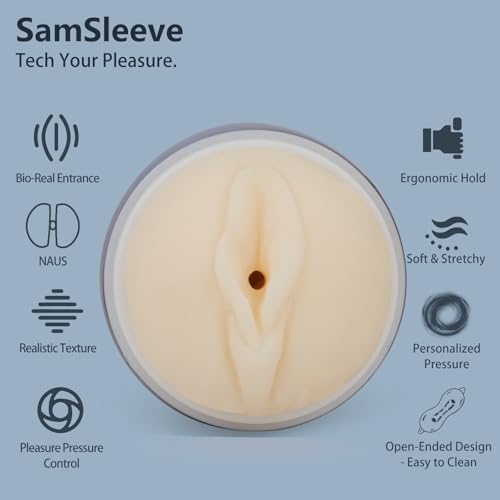 Image of 2-in-1 Dual-Ended Male Masturbator，Masturbation Cup, Male masterburbater，Penis Stroker, Pussy Sex, Oral Sex,Anal Sex 3 Mode Male Sex Toys (Purple)