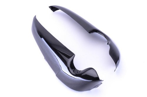 Bestem CBHD-VRSC07-RAD Black Carbon Fiber Radiator Side Covers for Harley Davidson VRSC/2007 and later V-Rod
