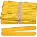 100 Wood Jumbo Craft Sticks Yellow Color