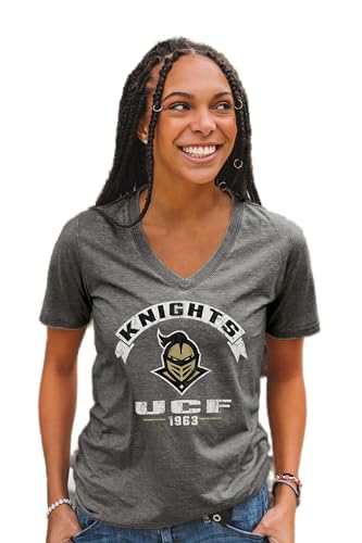 Central Florida Golden Knights NCAA Officially Licensed Women's T-Shirt Burnout Vintage Scholar, XX-Large