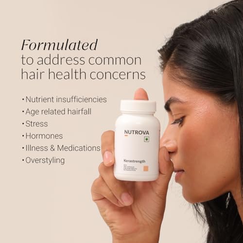 Nutrova Kerastrength for Men & Women with Biotin, 30 Capsules — Biotin Supplements - image 6