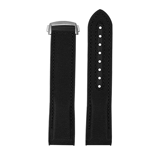 Bracelet silicone pour Omega Planet Ocean résistant à la sueur, taille 22mm 20mm