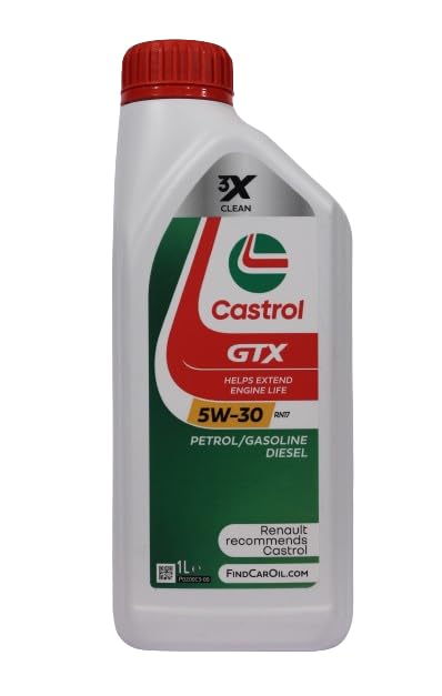 LUBRIALPHA - Olio Motore 5W30 Benzina Diesel | Castrol GTX RN17 | Protezione Avanzata Morchie | Viscosità 5W30 | Adatto per Motori con Specifiche ACEA C3 | Confezione 6x1L