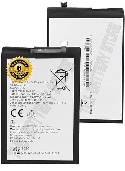 Image of THE BATTERY STORE Original BL-49FX Battery for Infinix Hot 8 (X650C / X650B /X650D) Battery with 6 Month Warranty**** (NN51)