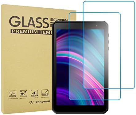 Transwon 2PCS Tempered Glass for BLU M8L Tablet 8 Inch/ M8L 2022 Tablet/ M8L Plus Tablet, BLU M8L Tablet Screen Protector/ M8L 2022 Tablet Screen Protector/ M8L Plus Tablet Screen Protector