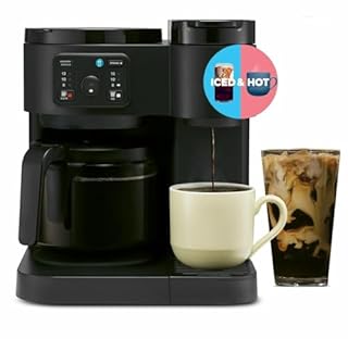 K-Duo Essentials Coffee Maker for Hot and Iced Drinks, Single Serve KCup Pod Brewer and 12 Cup Carafe Drip Coffee Pot, 72 oz Water Reservoir,Pause & Pour Feature, Perfect for Home & Office Use
