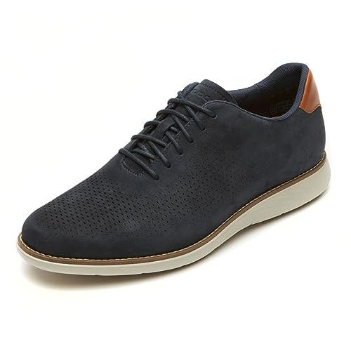 Image of Rockport Men's Garett Ubal Oxford, New Dress Blues, 7 Wide