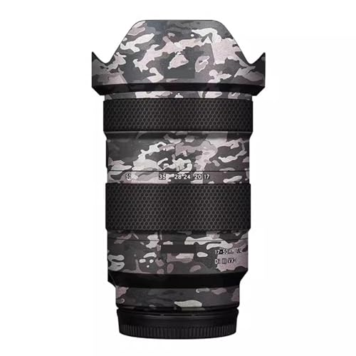 Skin objectif Tamron 17-50mm F4 camouflage pour photo de nature Sony