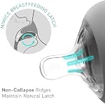Nanobebe Flexy Silicone Baby Bottle, Anti-Colic, Natural Feel, Non-Collapsing Nipple, Non-Tip Stable Base, Easy to Clean, 3-Pack, 9oz in Pink