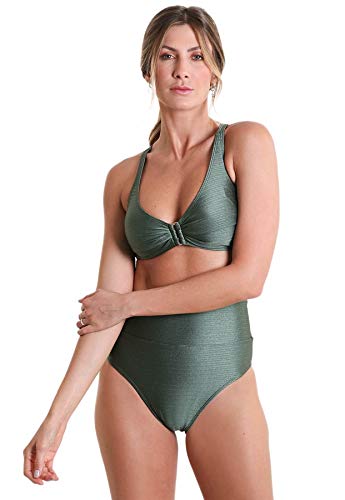 Calcinha Biquíni Avulso Hot Pants Marrakesh - Verde Musgo - P