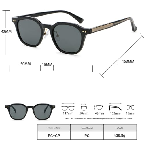 Lunettes de soleil rétro UV400 pour hommes aux finitions soignées
