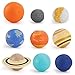 9 PCS Universe Planet Solar System Model Astronomy Science STEM School Project Collection Educational Toy for Astrophile Kid Boy Girl 5 6 7 8 Year Old
