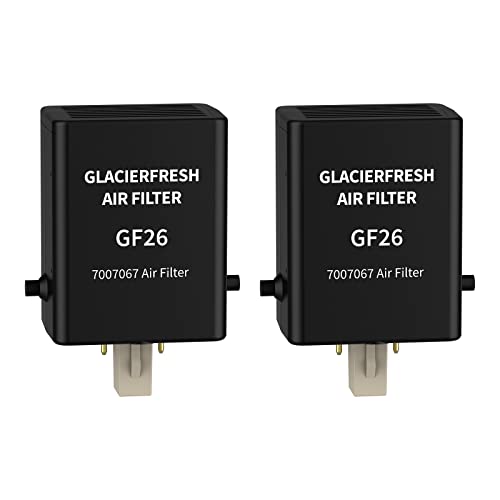 GLACIER FRESH Replacement For Sub-Zero Refrigerator Air Purification Cartridge 7042798, 7007076, 7007067 Air Filter (2 Pack)