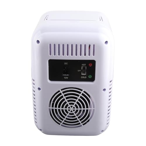 Walfront Portable RV Refrigerator 50W Solar Powered Cooler Freezer for Camping Monocrystalline Silicon Solar Powered Refrigerator DC18V Car Fridge for Truck 48W Cooling 45W Heating 24x22x16cm