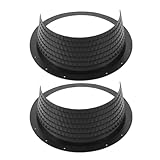 LOLIPPYY 2 8 Zoll Lautsprecherabdeckungen aus Kunststoff Wetterfeste Autoradio Lautsprecherabdeckung für Auto Türlautsprecher Schützende Abdeckung für Fahrzeug Audio