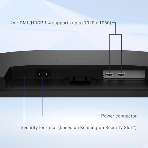 Image of Dell 24 inch Monitor, 144Hz Refresh Rate, FHD (1920 x 1080), IPS Display, AMD FreeSync, 1ms MPRT, Anti-Glare Screen, for Home Office & Gaming, 2 X HDMI 1.4, Ultra-Thin Bezel, VESA, Tilt Adjustable