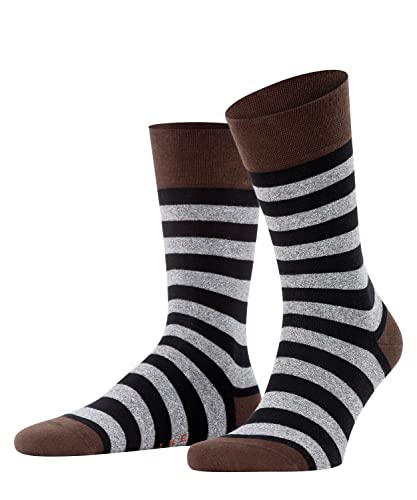 Falke Mens Sensitive Mapped Line Sock Henne/Black EU 43-46 (US Men's 9.5-12) One Size