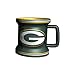 Green Bay Packers Shot Glass - Sculpted Mini Mug