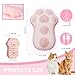 Cat Steam Brush,4 in 1 Spray Cat Brush, Pets Grooming Brush for Shedding, Portable Pet Hair Removal Tool For Cats and Dogs, Pets Steamy Brush,Pink