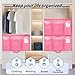 8 Pack Extra Large Heavy Duty Moving Bags, Pink Storage Bins with Lids, Reinforced Handles & Heavy-Duty Zippers Moving Boxes Storage Bags Totes for Clothes Packing, Dorms, College Supplies, Pink