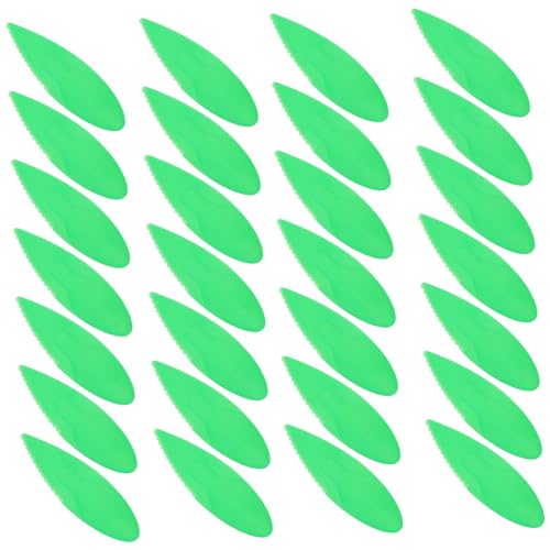 iplusmile 50pezzi Cucchiaio in Plastica per Kiwi Utensile per Sbucciare e Affettare Frutta Cucchiaio per Pelare e Dividere Kiwi Gadget da Cucina Multiuso per Casa e Viaggi