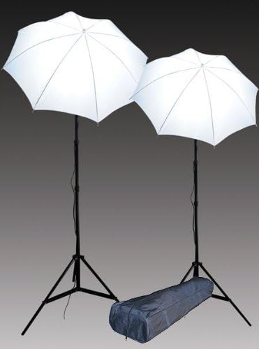 ePhoto New Photography Video Photo Studio Umbrella Continuous Lighting Kit DK2B