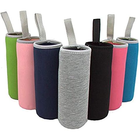 Lodokdre Fundas de Botella de Agua de Vidrio de Neopreno Cover