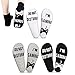 3 Pairs Do Not Disturb Socks,Gaming Sock,Ankle No Show Cotton Sock,Casual Athletic Socks No Slip,Black White Grey Letter Sock Gift for Men Women Boy Youth Gamer Lovers