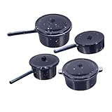 Spielsimulationspfannen – das mini-design ist kreativ und dekorativ, eignet sich zur präsentation im mini-hauszimmer und ist nützliches kochgeschirr für puppenhäuser