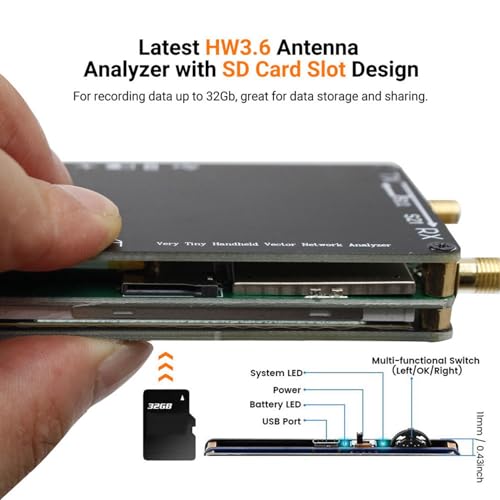 Analizador de antena vectorial para solucionar fallos en MF HF VHF UHF 4