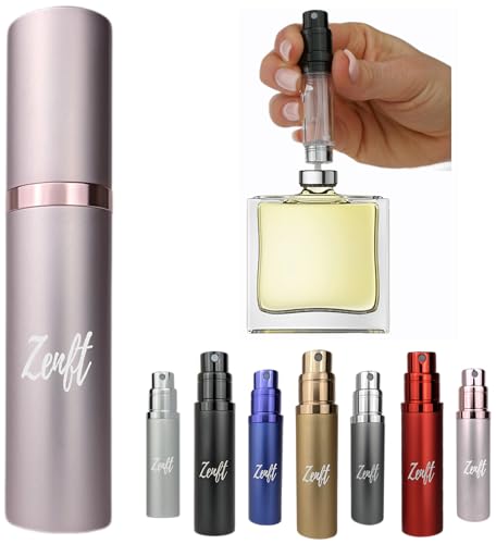 Nebulizzatore per profumi da viaggio – nebulizzatore ricaricabile da viaggio, mini profumo, nebulizzatore, bottiglia spray, bottiglia da viaggio, nebulizzatore ricaricabile, atomizzatore (rosa)