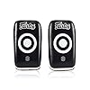 Fairtex Curved MMA Muay Thai Pads for Punching, Blocking, Kicking,Punch, Hitting |Light Weight & Shock Absorbent Boxing Mitts | Extra Padding for Sparring - Black/White(Std, Pair)