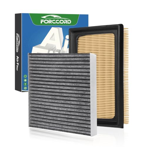 Image of Cabin & Engine Air Filter Kit for Toyota Prius 2016-22 (1.8L Hybrid) | for Prius Prime 2017-22 (1.8L Hybrid), Corolla 2020-21 (1.8L Hybrid), Replace#CF12157 17801-21060, Air Filter Car Accessories