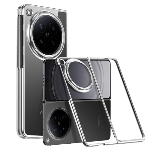 OPPO Find N6 �p �P�[�X �d�tPC ���b�L���H ���� ���^ �y�� �ϏՌ� �w��h�~ �ی�J�o�[ �X�����f�U�C�� �܂肽���݃X�}�z�P�[�X OPPO Find N6 �Ή��i�V���o�[�j