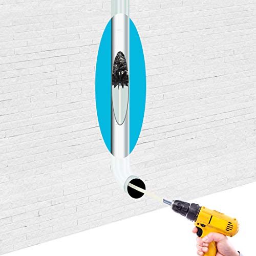 EAZY2HD Flexible Dryer Duct Cleaning Kit Lint Remover,Dryer Vent Cleaner Kit Extends up to 12 Feet, Synthetic Clean Brush Head, Includes 9 Flexible Rods,Use With or Without a Power Drill