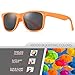 Retro Rewind Classic Polarized Sunglasses, Orange | Smoke Polarized