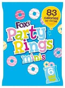 Party Rings x24 Mini Packs In Total and Kitchenfella 'Cooking Tips' Postcard