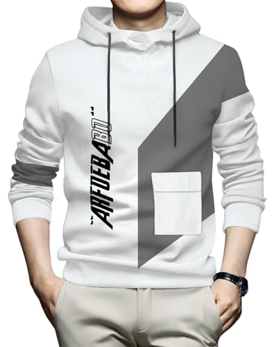 Image of AUSK Men's Full Sleeve Hooded T-Shirt - The Ultimate Cotton Blend Comfort || Hoodies for Mens