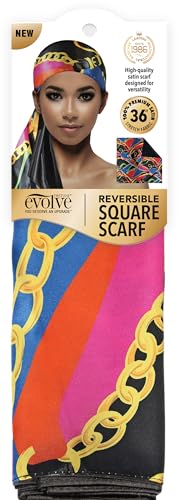 Evolve Reversible Satin Square Scarf